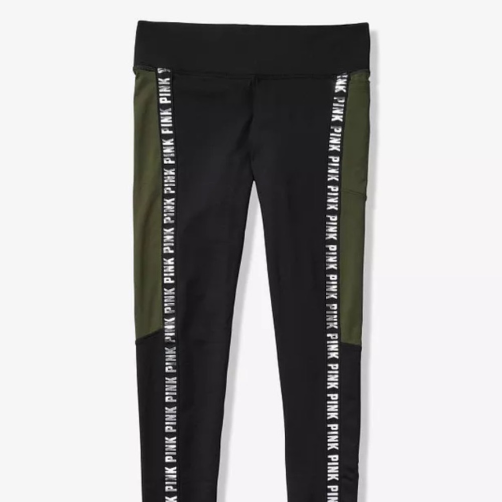 VS Pink Fleece Lined Leggings